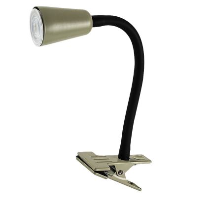 Rabalux - Настолна лампа с клипс 1xGU10/7W/230V хаки