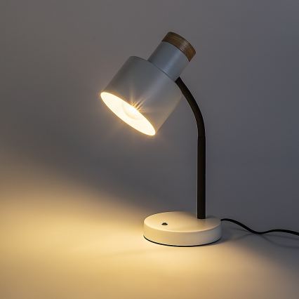 Rabalux - Настолна лампа 1xE27/20W/230V, бяла