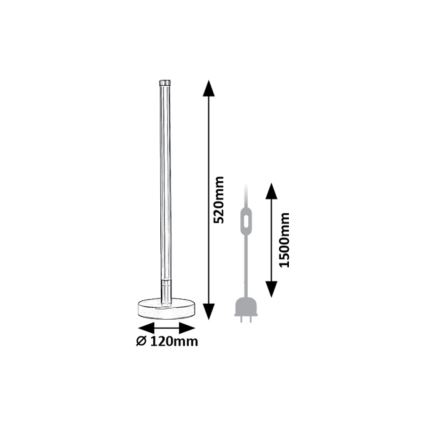 Rabalux - LED Настолна лампа LED/8W/230V 3000K