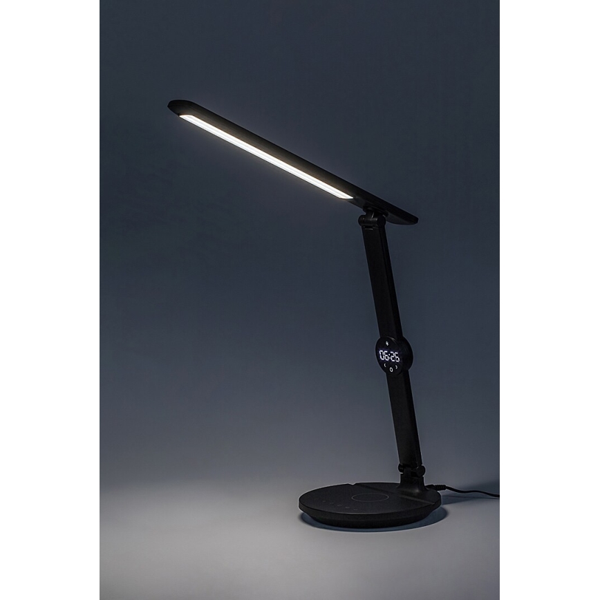 Rabalux - LED Димируема сензорна настолна лампа с дисплей LED/9W/230V 3000/4000/6500K