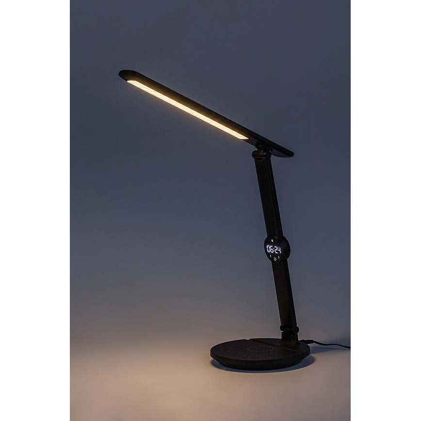 Rabalux - LED Димируема сензорна настолна лампа с дисплей LED/9W/230V 3000/4000/6500K