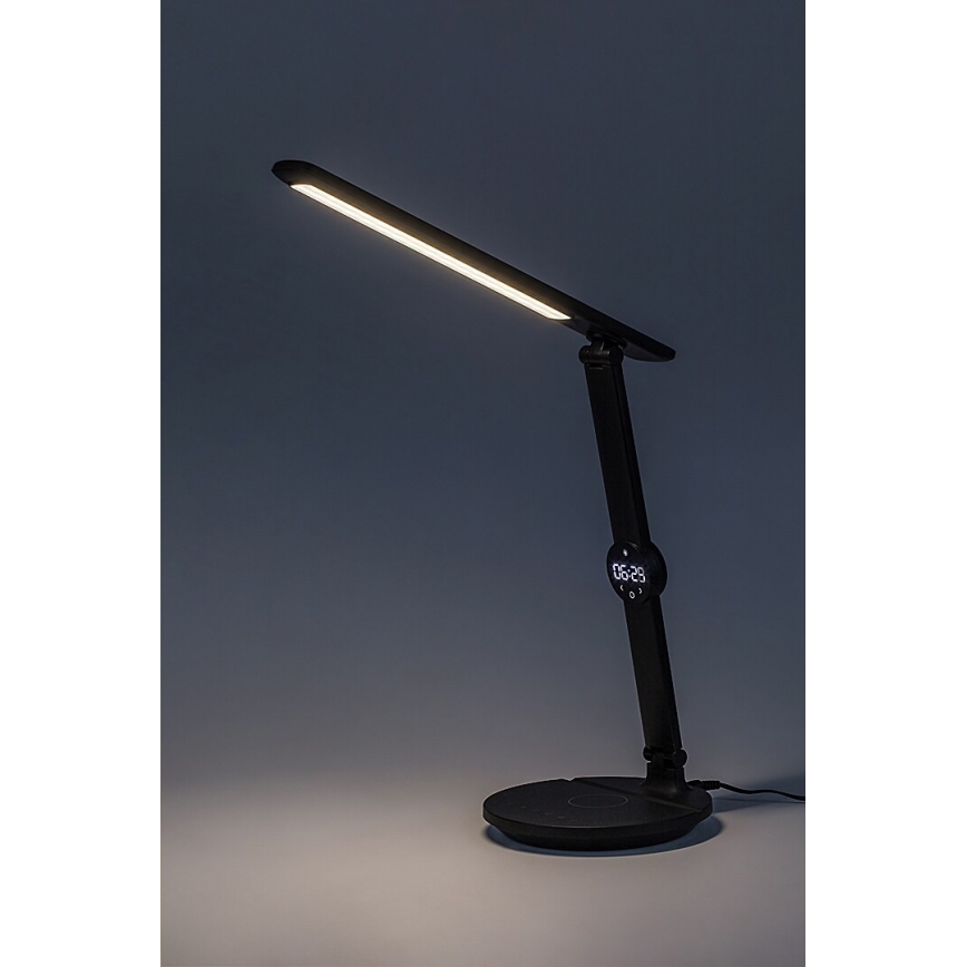 Rabalux - LED Димируема сензорна настолна лампа с дисплей LED/9W/230V 3000/4000/6500K