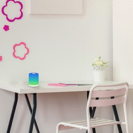 Rabalux - LED RGB Акумулаторен настолна лампа LED/0,8W/5V 1800mAh