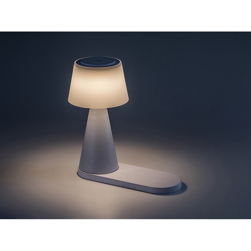 Rabalux - LED Димируема акумулаторна настолна лампа с безжично зареждане LED/5W/5V 3000/4000/5000K