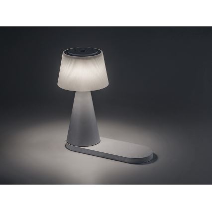 Rabalux - LED Димируема акумулаторна настолна лампа с безжично зареждане LED/5W/5V 3000/4000/5000K