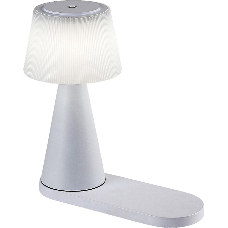 Rabalux - LED Димируема акумулаторна настолна лампа с безжично зареждане LED/5W/5V 3000/4000/5000K