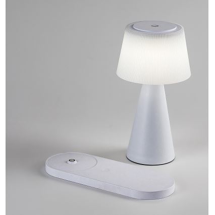 Rabalux - LED Димируема акумулаторна настолна лампа с безжично зареждане LED/5W/5V 3000/4000/5000K