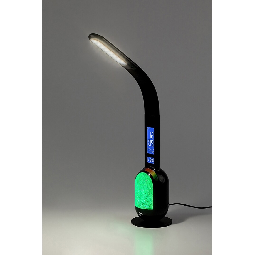 Rabalux - LED RGB Димируема настолна лампа LED/5W/230V черен