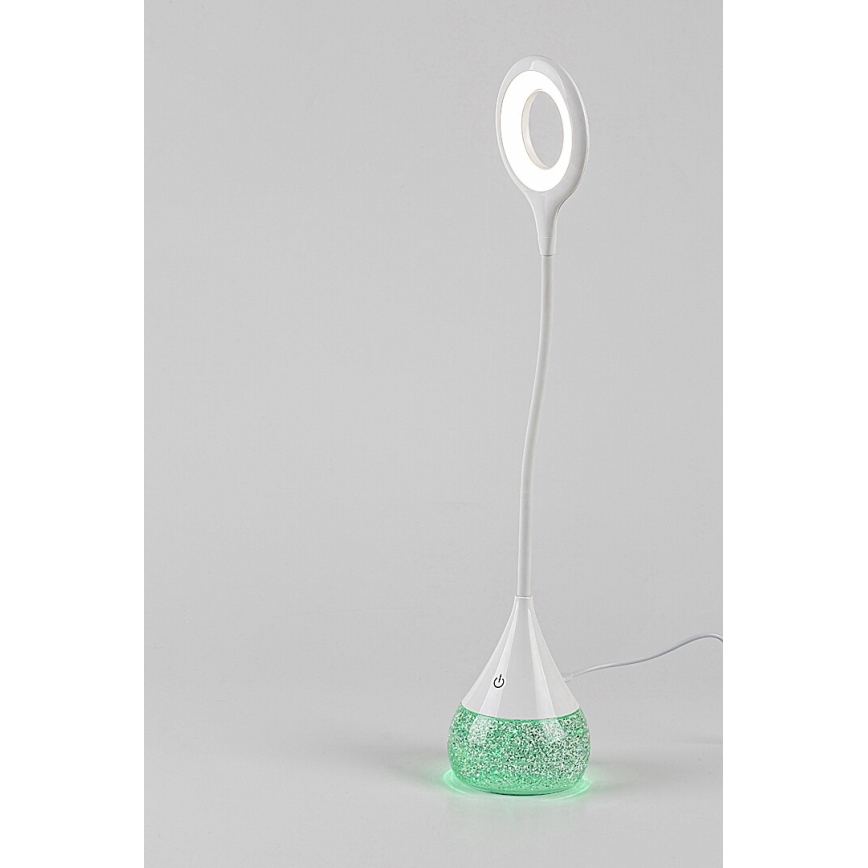 Rabalux - LED RGB Димируема настолна лампа LED/4W/230V бял