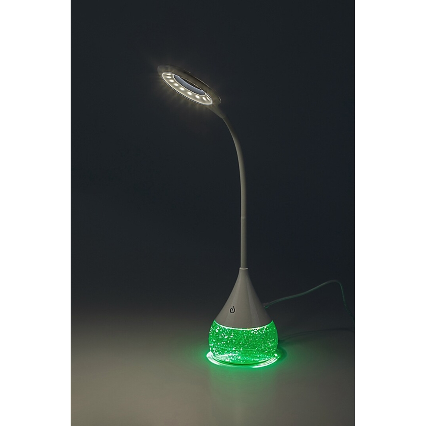 Rabalux - LED RGB Димируема настолна лампа LED/4W/230V бял