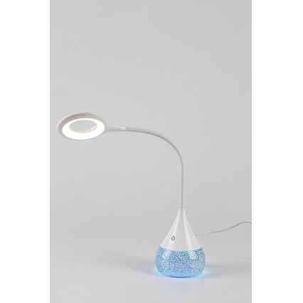 Rabalux - LED RGB Димируема настолна лампа LED/4W/230V бял