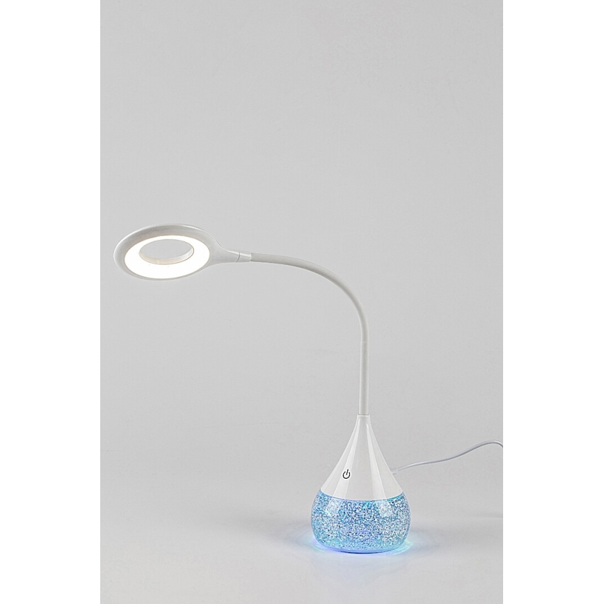 Rabalux - LED RGB Димируема настолна лампа LED/4W/230V бял