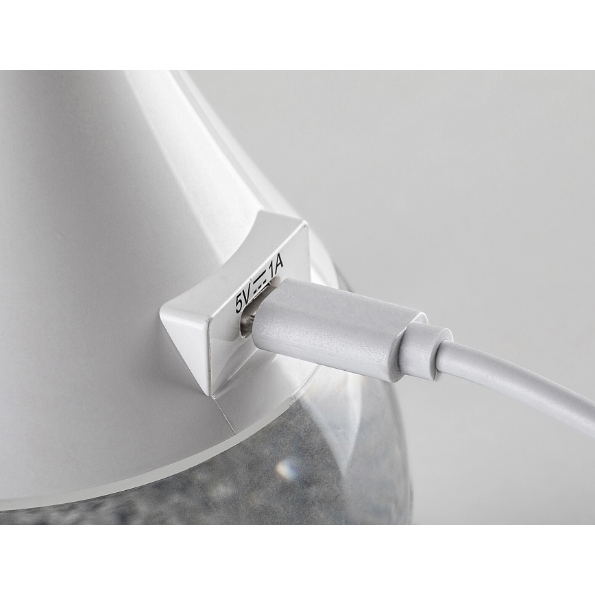 Rabalux - LED RGB Димируема настолна лампа LED/4W/230V бял