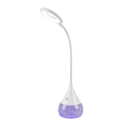 Rabalux - LED RGB Димируема настолна лампа LED/4W/230V бял