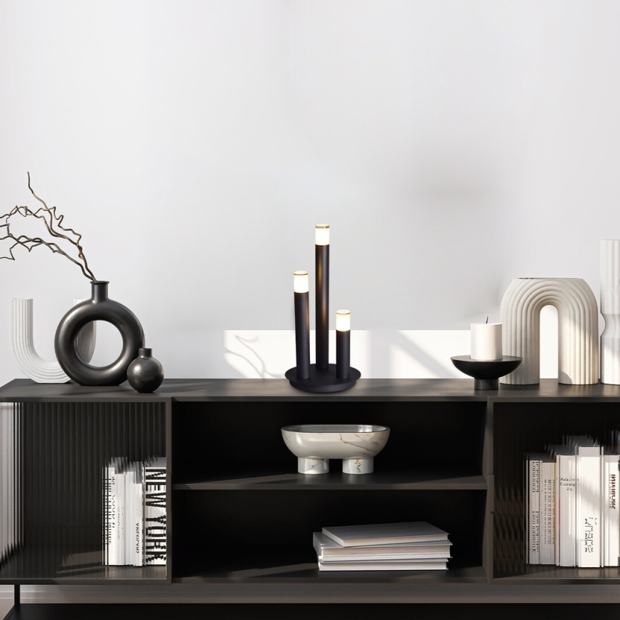 Rabalux - Настолна лампа 3xG9/5W/230V черен