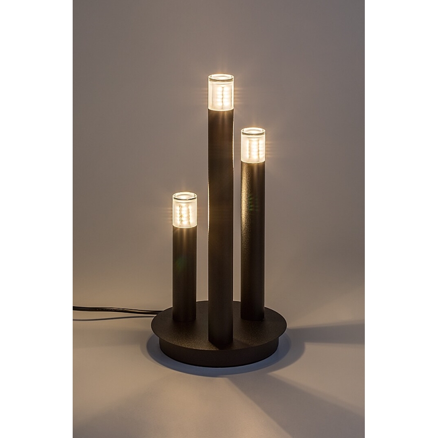 Rabalux - Настолна лампа 3xG9/5W/230V черен