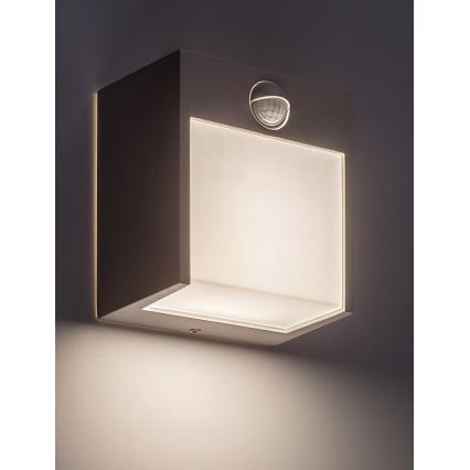 Rabalux - LED Екстериорен аплик със сензор LED/12W/230V IP44