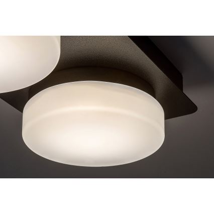 Rabalux - LED Плафон за баня 2xLED/5,5W/230V IP44 черен