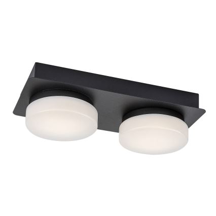 Rabalux - LED Плафон за баня 2xLED/5,5W/230V IP44 черен