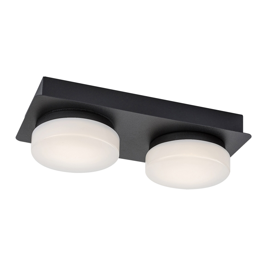 Rabalux - LED Плафон за баня 2xLED/5,5W/230V IP44 черен