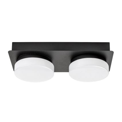 Rabalux - LED Плафон за баня 2xLED/5,5W/230V IP44 черен