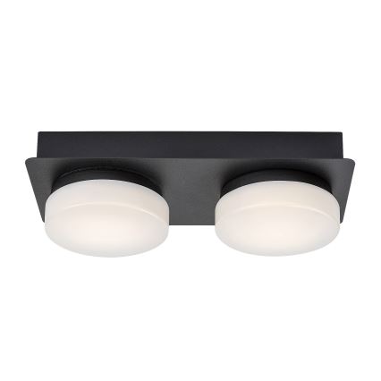 Rabalux - LED Плафон за баня 2xLED/5,5W/230V IP44 черен