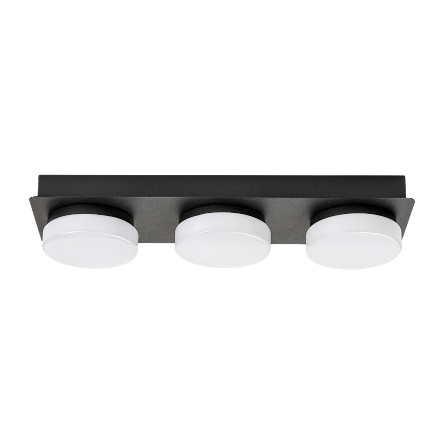 Rabalux - LED Плафон за баня 3xLED/6W/230V IP44 черен