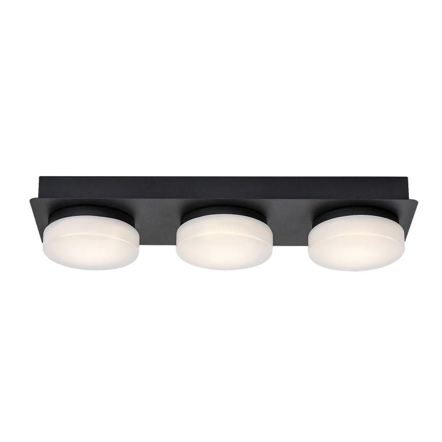 Rabalux - LED Плафон за баня 3xLED/6W/230V IP44 черен
