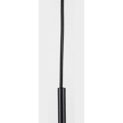 Rabalux - Bathroom полилей на връв 1xE27/15W/230V черен IP44