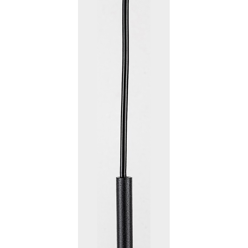 Rabalux - Bathroom полилей на връв 1xE27/15W/230V черен IP44