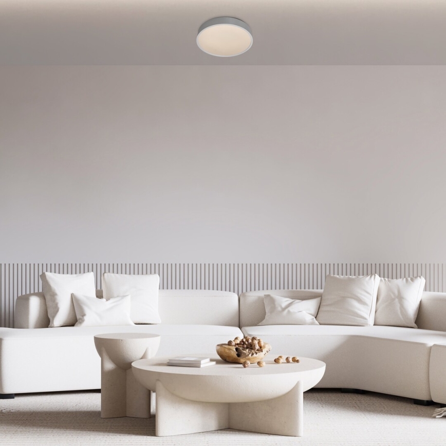Rabalux - LED Плафониера LED/18W/230V IP44 4000K сребрист Ø 28 см