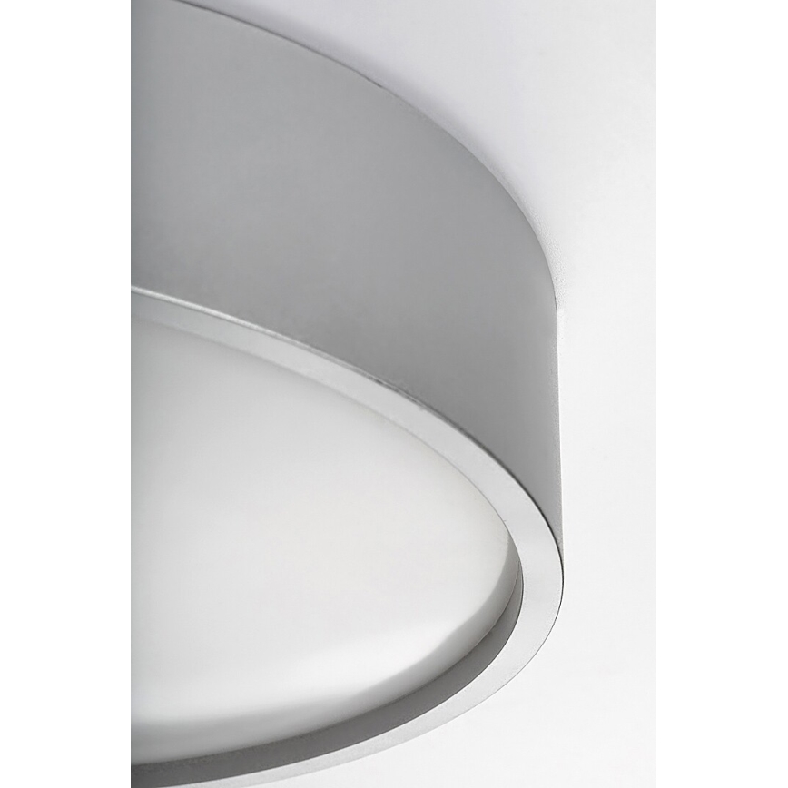 Rabalux - LED Плафониера LED/18W/230V IP44 4000K сребрист Ø 28 см