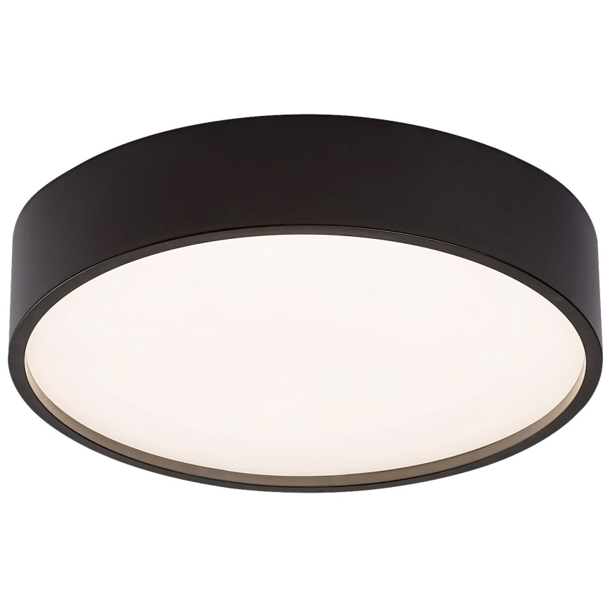Rabalux - LED Плафониера с сензор LED/19W/230V IP44 4000K Ø 28,5 см черен
