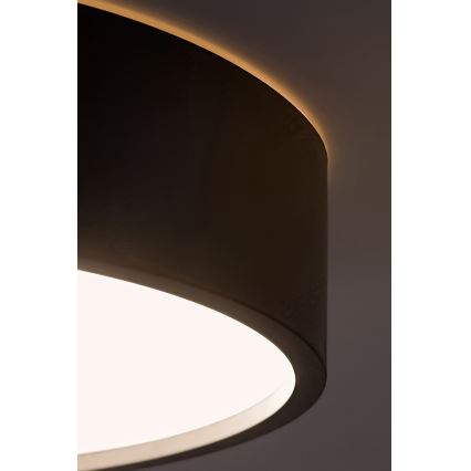 Rabalux - LED Плафониера с сензор LED/19W/230V IP44 4000K Ø 28,5 см черен