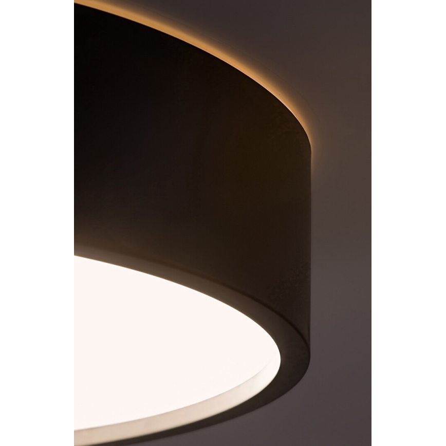 Rabalux - LED Плафониера с сензор LED/19W/230V IP44 4000K Ø 28,5 см черен