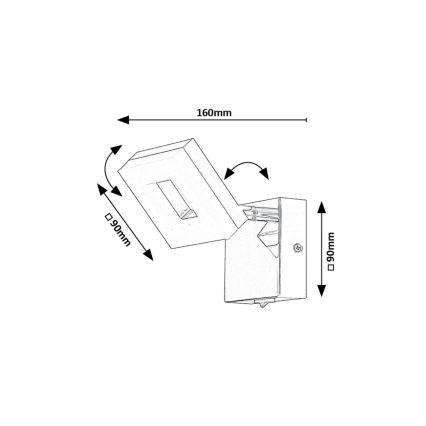 Rabalux - LED Аплик за баня LED/5W/230V 4000K IP44