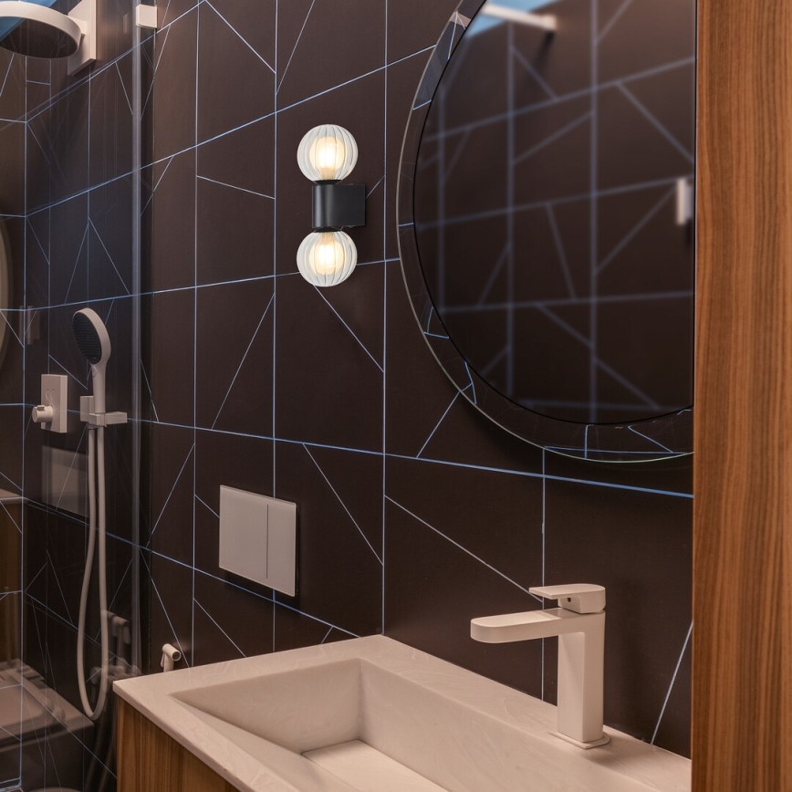 Rabalux - Аплик за баня 2xG9/3,5W/230V IP44 черен