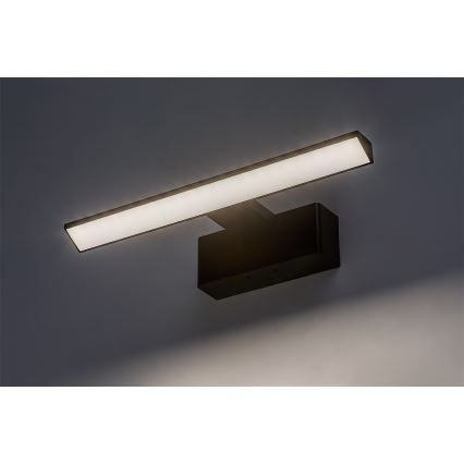 Rabalux - Огледално осветление за баня LED/6W/230V IP44 30 cm черно