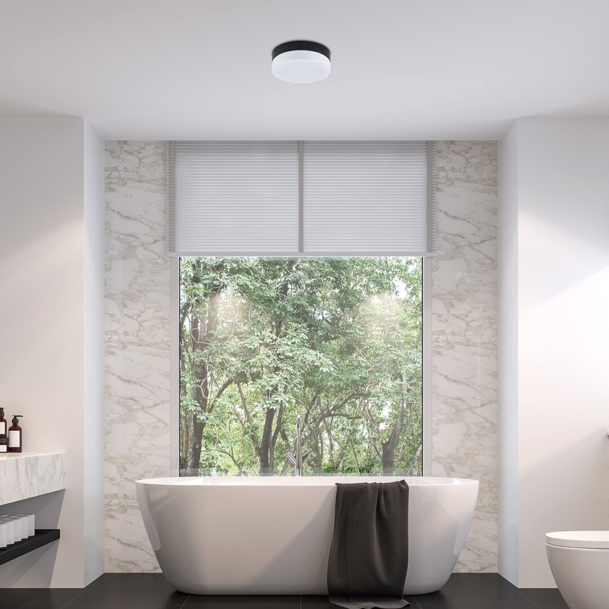 Rabalux - LED Плафон за баня LED/15W/230V IP44 4000K Ø 23 cm черен