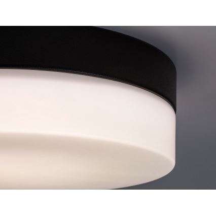 Rabalux - LED Плафон за баня LED/18W/230V IP44 4000K Ø 28 cm черен