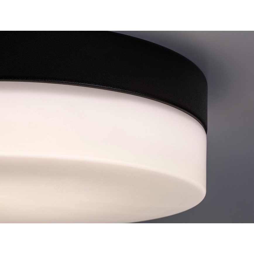Rabalux - LED Плафон за баня LED/18W/230V IP44 4000K Ø 28 cm черен