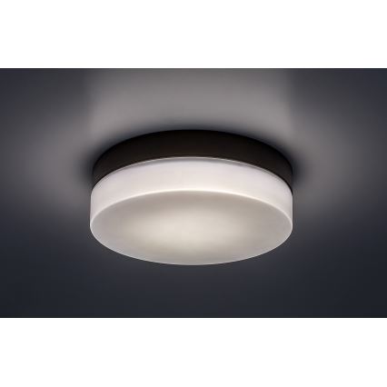 Rabalux - LED Плафон за баня LED/18W/230V IP44 4000K Ø 28 cm черен