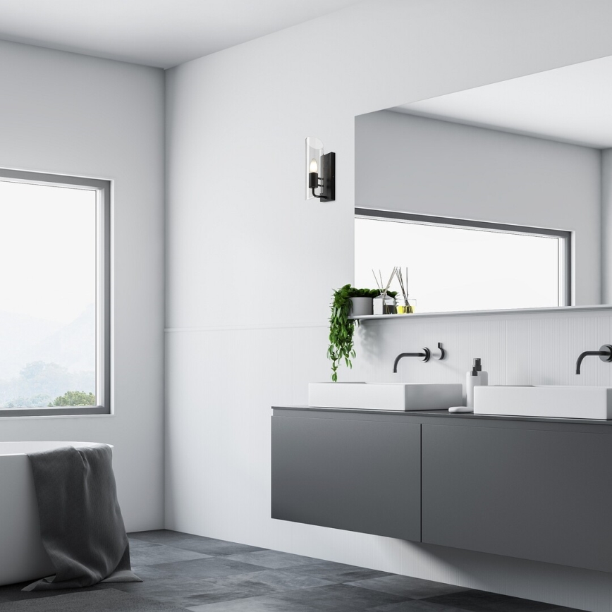 Rabalux - Аплик за баня 1xE14/12W/230V IP44 черен