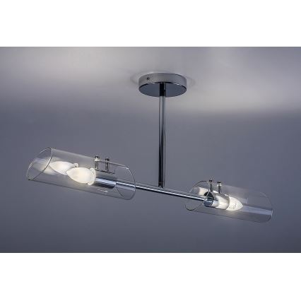 Rabalux - Полилей за баня 2xE14/12W/230V IP44 лъскав хром