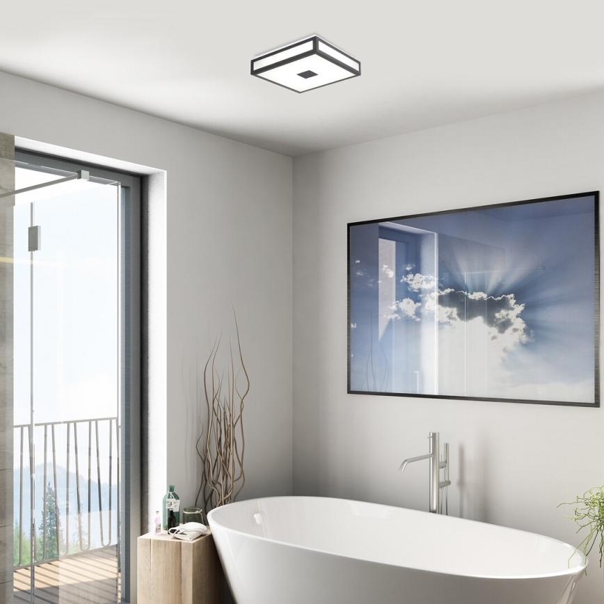 Rabalux - LED Плафон за баня LED/18W/230V IP44 черен