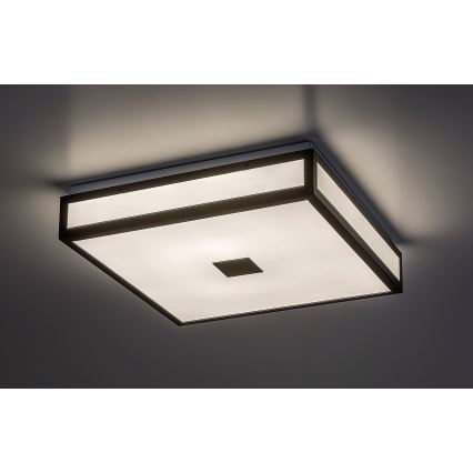 Rabalux - LED Плафон за баня LED/24W/230V IP44 4000K 40x40 cm черен