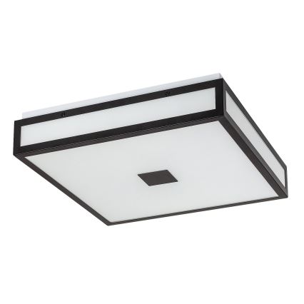 Rabalux - LED Плафон за баня LED/24W/230V IP44 4000K 40x40 cm черен