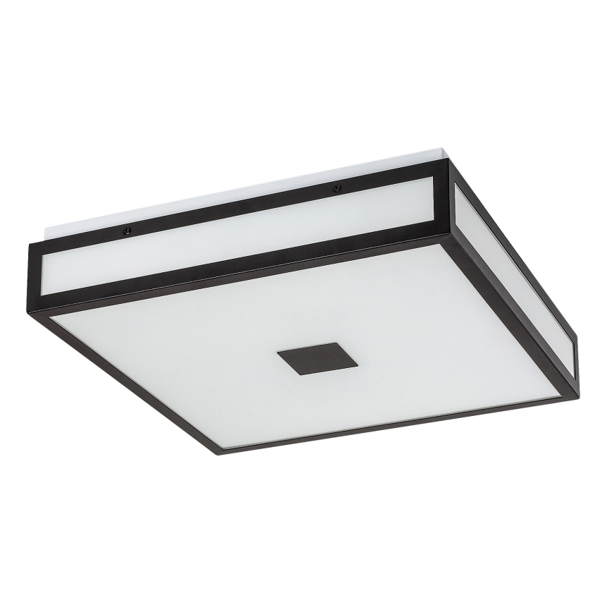 Rabalux - LED Плафон за баня LED/24W/230V IP44 4000K 40x40 cm черен
