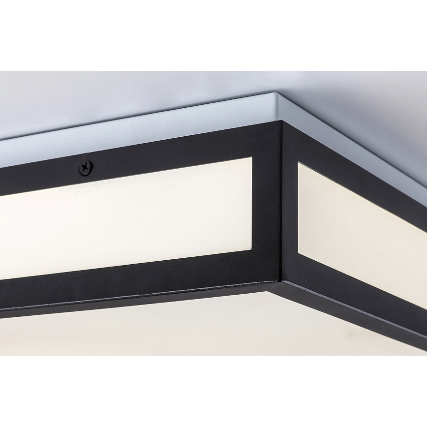 Rabalux - LED Плафон за баня LED/24W/230V IP44 4000K 40x40 cm черен