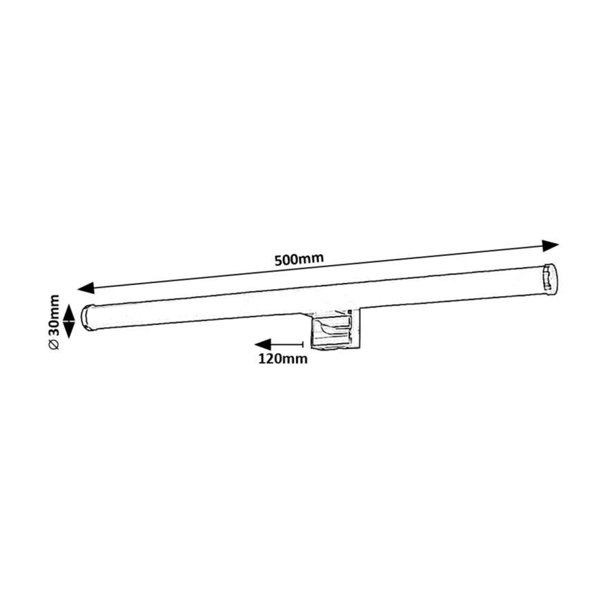 Rabalux - LED Лампа за огледало в баня LED/9W/230V IP44 4000K